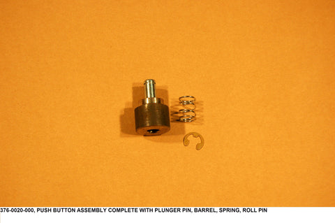 Push Button Assembly Complete With Plunger Pin, Barrel, Sping, Roll Pin