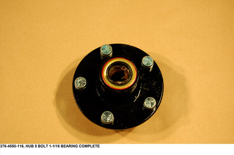 Hub 5 Bolt 1-1/16" Bearing Complete