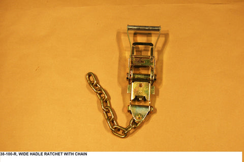 Wide Handle Ratchet With Chain