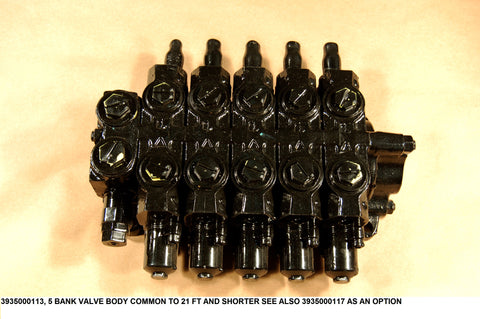 5 Bank Valve Body Common To 21 Ft And Shorter