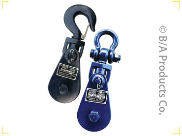 15 TON SNATCH BLOCK WITH SWIVEL HOOK 3/4"-7/8" WIRE ROPE  PN: 6i-15T10