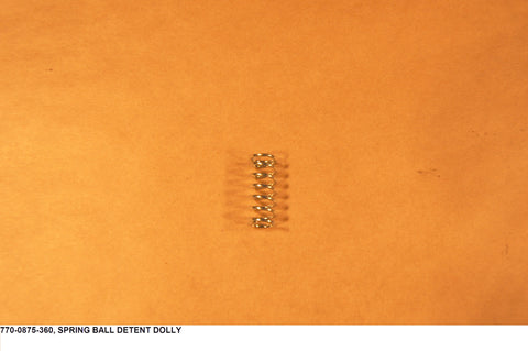 Spring Ball Detent Dolly