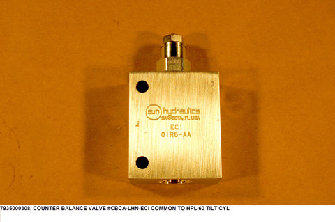 Counter Balance Valve # Cbca-Lhn-Eci Common To Hpl 60 Tilt Cyl