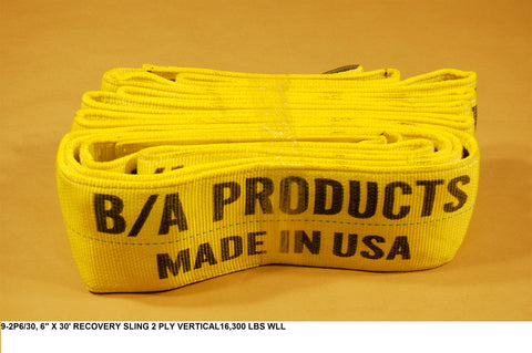 6"X30' Recovery Sling 2 Ply Vertical 16,300 lb