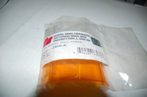 FEDERAL SIGNAL HALF AMBER FILTER