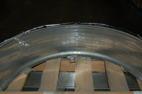 Aluminum fender for Big Toy motorcyle trailer CERKA part # 65-A6663