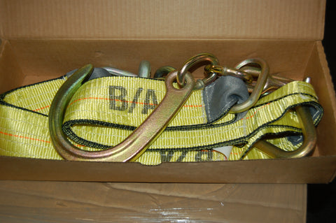 V STRAP BRIDLE w/ 8" J-HOOK & HAMMERHEAD   PN: N711-8FCH