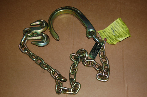 ULTIMATE AXLE CHAIN WITH 8" J HOOK, GRAB HOOKS OTHER END  PN: N711-AC3