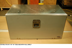 IN THE DITCH 36"X18"18" TOOLBOX WITH FULL SHELF  PN: ITD1536-FS