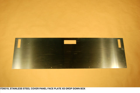 Itd Stainless Steel Cover Panel Face Plate Xd Drop Down Box