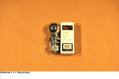 2" X 1" Trailer Ball