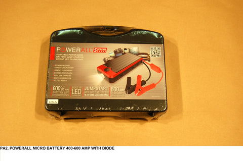 Powerall Micro Battery 400-600 Amp With Diode